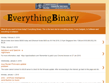 Tablet Screenshot of everythingbinary.blogspot.com