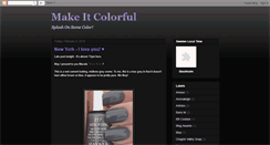 Desktop Screenshot of makeitcolorful.blogspot.com