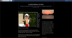 Desktop Screenshot of lakeannaliving.blogspot.com