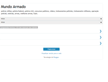 Tablet Screenshot of mundoarmado.blogspot.com