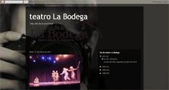 Desktop Screenshot of dzbodegateatro.blogspot.com