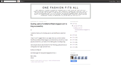 Desktop Screenshot of onefashionfitsall.blogspot.com