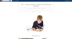 Desktop Screenshot of alejandrojgonzalez.blogspot.com