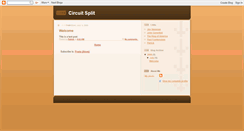 Desktop Screenshot of circuitsplit.blogspot.com