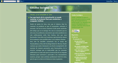 Desktop Screenshot of estudiosociologicoscam.blogspot.com