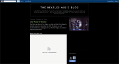 Desktop Screenshot of beatlesmusicblog.blogspot.com