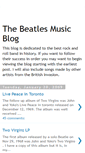 Mobile Screenshot of beatlesmusicblog.blogspot.com