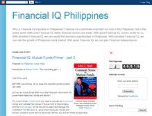 Tablet Screenshot of financialiqphilippines.blogspot.com