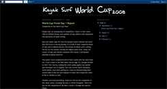 Desktop Screenshot of kayaksurfworldcup.blogspot.com