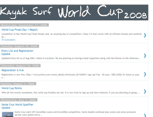 Tablet Screenshot of kayaksurfworldcup.blogspot.com