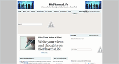 Desktop Screenshot of biopharmalife.blogspot.com