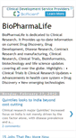 Mobile Screenshot of biopharmalife.blogspot.com