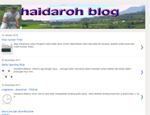 Tablet Screenshot of haidaroh.blogspot.com
