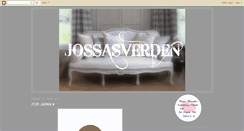 Desktop Screenshot of jossasverden.blogspot.com