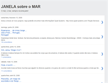 Tablet Screenshot of janela-sobre-mar.blogspot.com