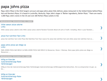 Tablet Screenshot of papa-johns-pizza.blogspot.com