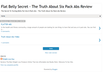 Tablet Screenshot of flatbellysecret.blogspot.com