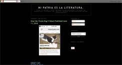 Desktop Screenshot of mipatriaeslaliteratura.blogspot.com