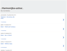 Tablet Screenshot of harmonijka-ustna.blogspot.com