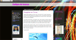 Desktop Screenshot of codigosdeacesso.blogspot.com