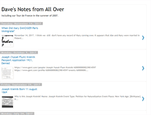 Tablet Screenshot of davelindastourdefrance.blogspot.com