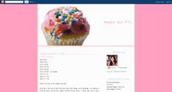 Desktop Screenshot of make-me-fit.blogspot.com