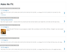 Tablet Screenshot of make-me-fit.blogspot.com