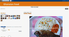Desktop Screenshot of ghanaianfood.blogspot.com