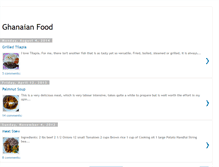 Tablet Screenshot of ghanaianfood.blogspot.com