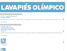 Tablet Screenshot of lavapiesolimpico.blogspot.com