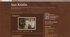 Desktop Screenshot of annkristinsin.blogspot.com