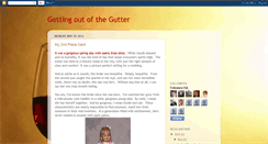 Desktop Screenshot of gettingoutofthegutter.blogspot.com