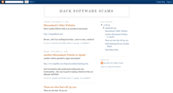 Desktop Screenshot of hacksoftwarescams.blogspot.com