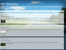 Tablet Screenshot of abcwednesday-mrsnesbitt.blogspot.com