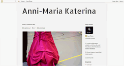 Desktop Screenshot of anni-mariakaterina.blogspot.com