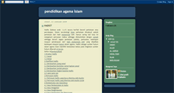 Desktop Screenshot of pendidikanagamaislam-syarifudin.blogspot.com
