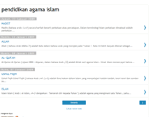 Tablet Screenshot of pendidikanagamaislam-syarifudin.blogspot.com