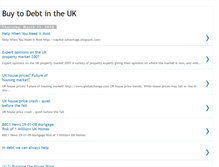 Tablet Screenshot of debt-uk.blogspot.com