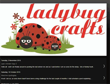 Tablet Screenshot of ladybugcrafts.blogspot.com