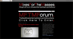 Desktop Screenshot of mixesforthemasses.blogspot.com