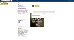Desktop Screenshot of cherisemcclimansphotography.blogspot.com