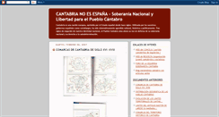 Desktop Screenshot of nacioncantabra.blogspot.com