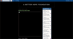 Desktop Screenshot of abetterhopefoundation.blogspot.com