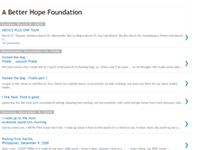 Tablet Screenshot of abetterhopefoundation.blogspot.com