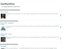 Tablet Screenshot of oneworldtrek.blogspot.com