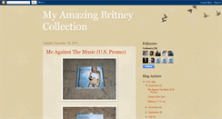 Desktop Screenshot of myamazingbritneycollection.blogspot.com