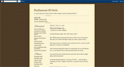 Desktop Screenshot of parliament-of-owls.blogspot.com