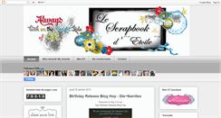 Desktop Screenshot of lescrapbookdetoile.blogspot.com