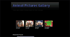 Desktop Screenshot of animal-pictures-gallery.blogspot.com