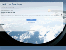 Tablet Screenshot of lifeinthefreelane.blogspot.com